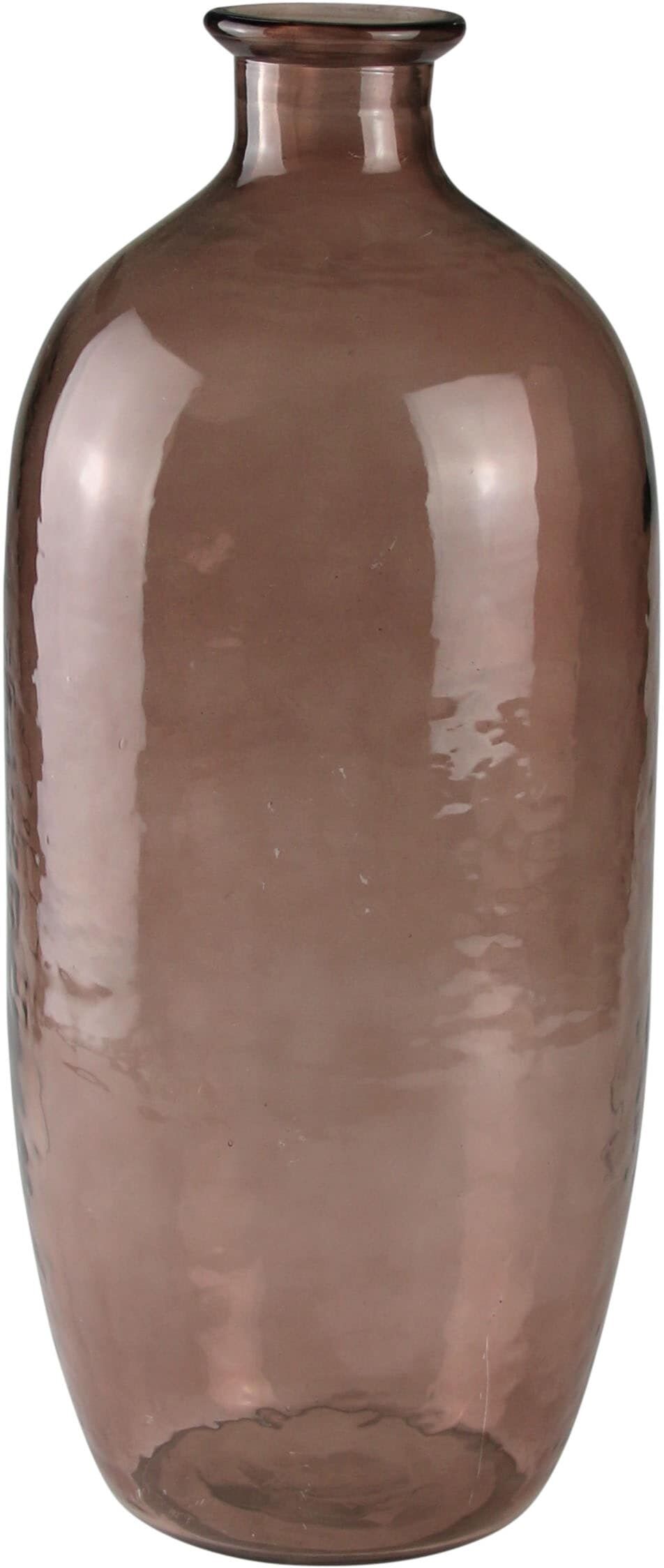 Dekovase AM DESIGN "Elegante roséfarbene Glasvase", rosa, B:20cm H:45cm, Glas, Vasen, Dekovase, bereichert+R53 mit sanften Tönen