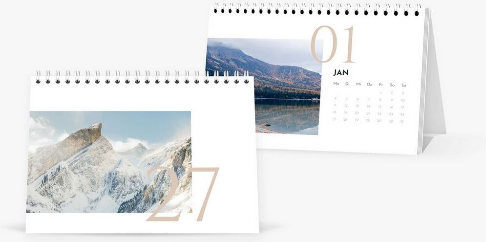 Myposter Tischkalender 2027 mit eigenen Fotos gestalten