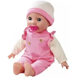 Interaktive Puppe Laura mit Atem- und Geräuschfunktion – 38 cm
