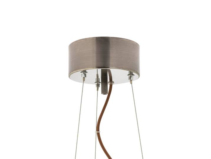 Gemma Hängeleuchte, braun, Glas, Stahl, E27 - By Rydéns - Esszimmer - Einflammig