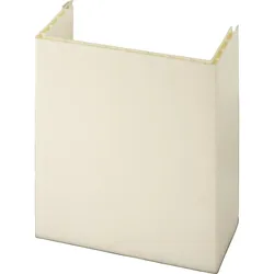 Steigstrangprofil 3-schenklig weiss, 50x100x50mm VPE = 2x3 Meter