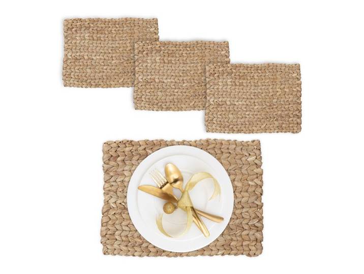 Relaxdays Eckige Tischsets 4er Set