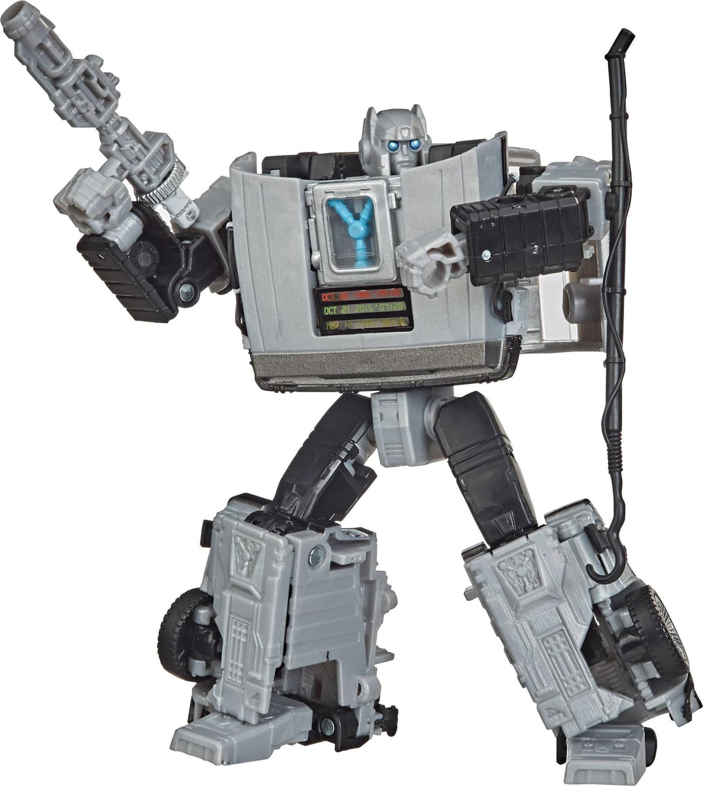 Hasbro Transformers x Terug naar de toekomst DeLorean actiefiguur, 14 cm