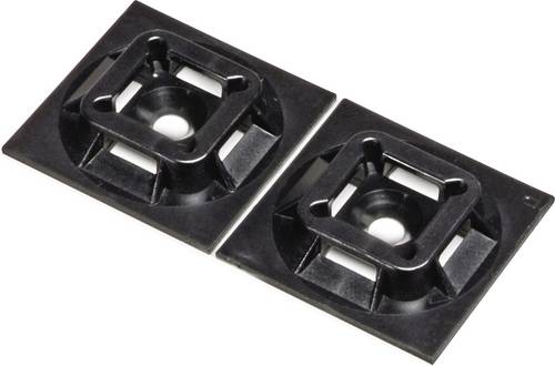Panduit Befestigungssockel ABM2S-AT-C0 mit Acrylat Kleber Schwarz 100St.