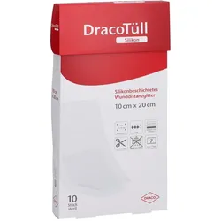 DRACOTÜLL Silik.10x20cm silikonbesch.Wundkont.Aufl