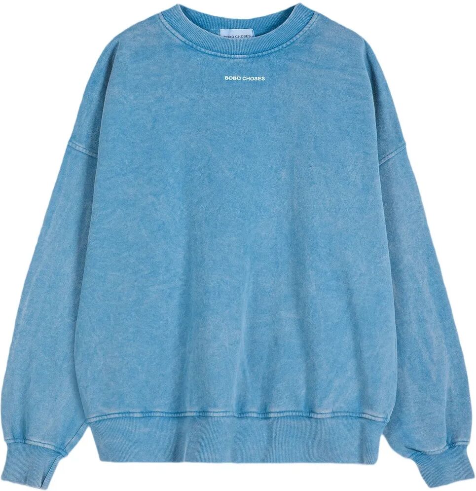 Bobo Choses Sweat Ease Coton Bio Bleu XS
