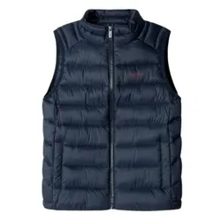 Pepe Jeans Unisex für Kinder. PB4000042 Evan-Weste marineblau (8años= 128cm), Lässig, Polyamid, Kinderbekleidung