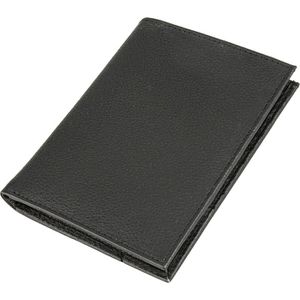 Alassio Kreditkartenetui 42004, Echt Leder, für 18 Karten, schwarz