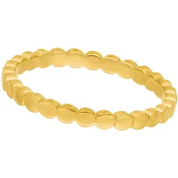 LEAF - RING - Dots - gold