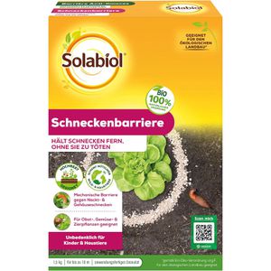 Solabiol Schneckenabwehr Schneckenbarriere, aus Tonmineralgranulat, regenbeständig, für 10 m, 1,5 kg