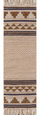 Momeni Esme Handmade Southwestern Ivory Cotton and Wool Area Rug