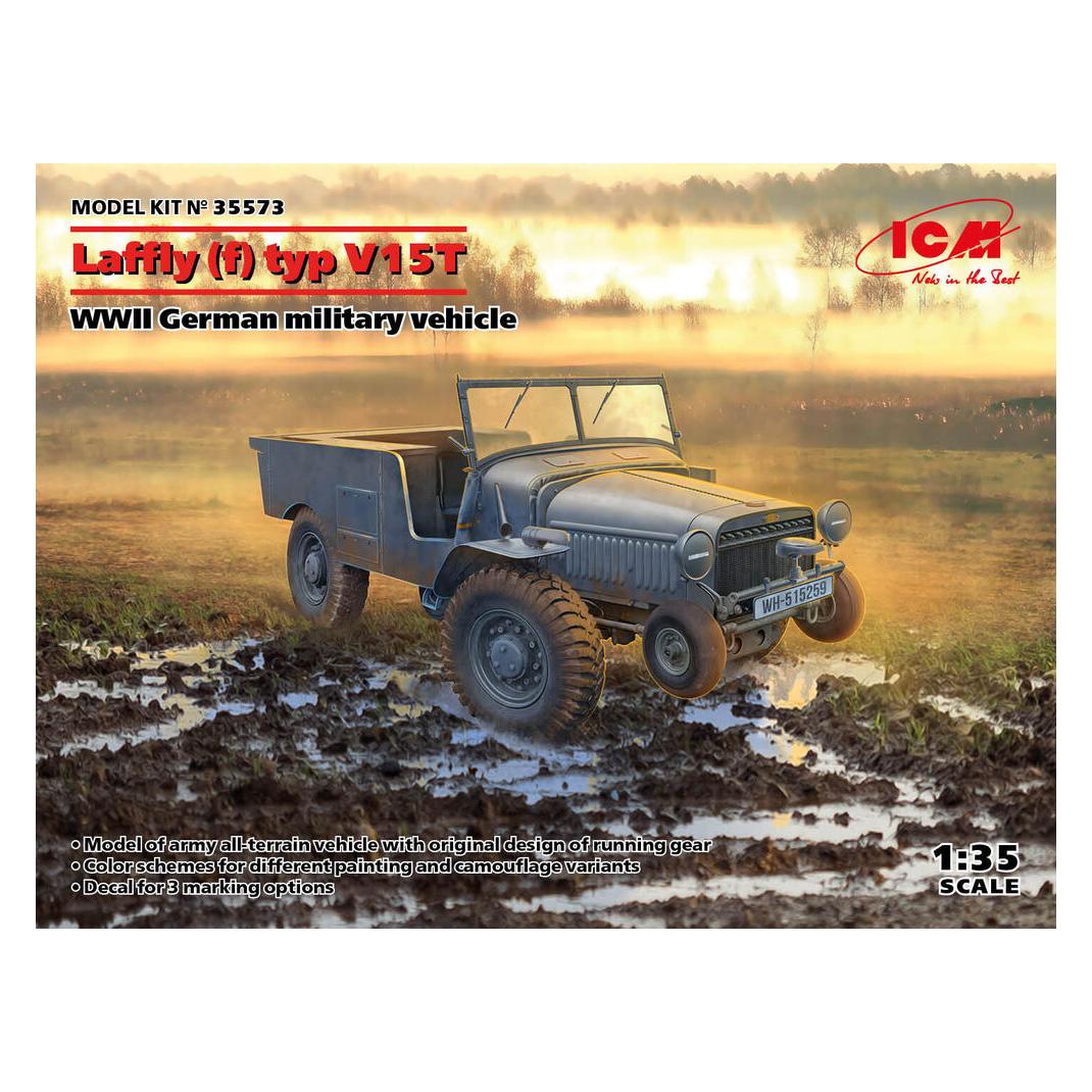 ICM Laffly (f) typ V15T, WWII German military vehicle (35573)