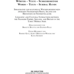 Althochdeutsches Wörterbuch / Wörter – Texte – Schreiberhände / Words – Texts – Scribal Hands, Fachbücher von Stephen Pelle, Brigitte Bulitta