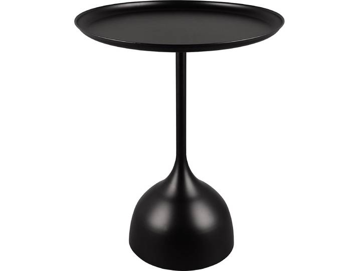 Bijzettafel - Livion Moderna Hoog - Zwart - Metaal