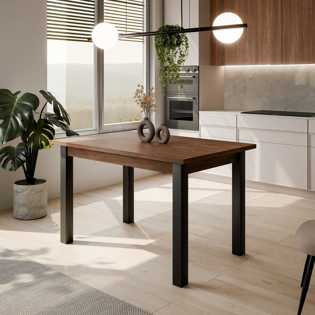 Borough Wharf Dining Table Art II 125cm Stirling oak
