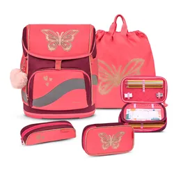 Belmil Premium Smarty Plus Schulranzenset 5-teilig - Coral Koffer24