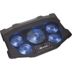 Thermaltake Massive 12 Max notebook cooling pad (17") 2200 RPM Black, Notebook Ständer, Schwarz