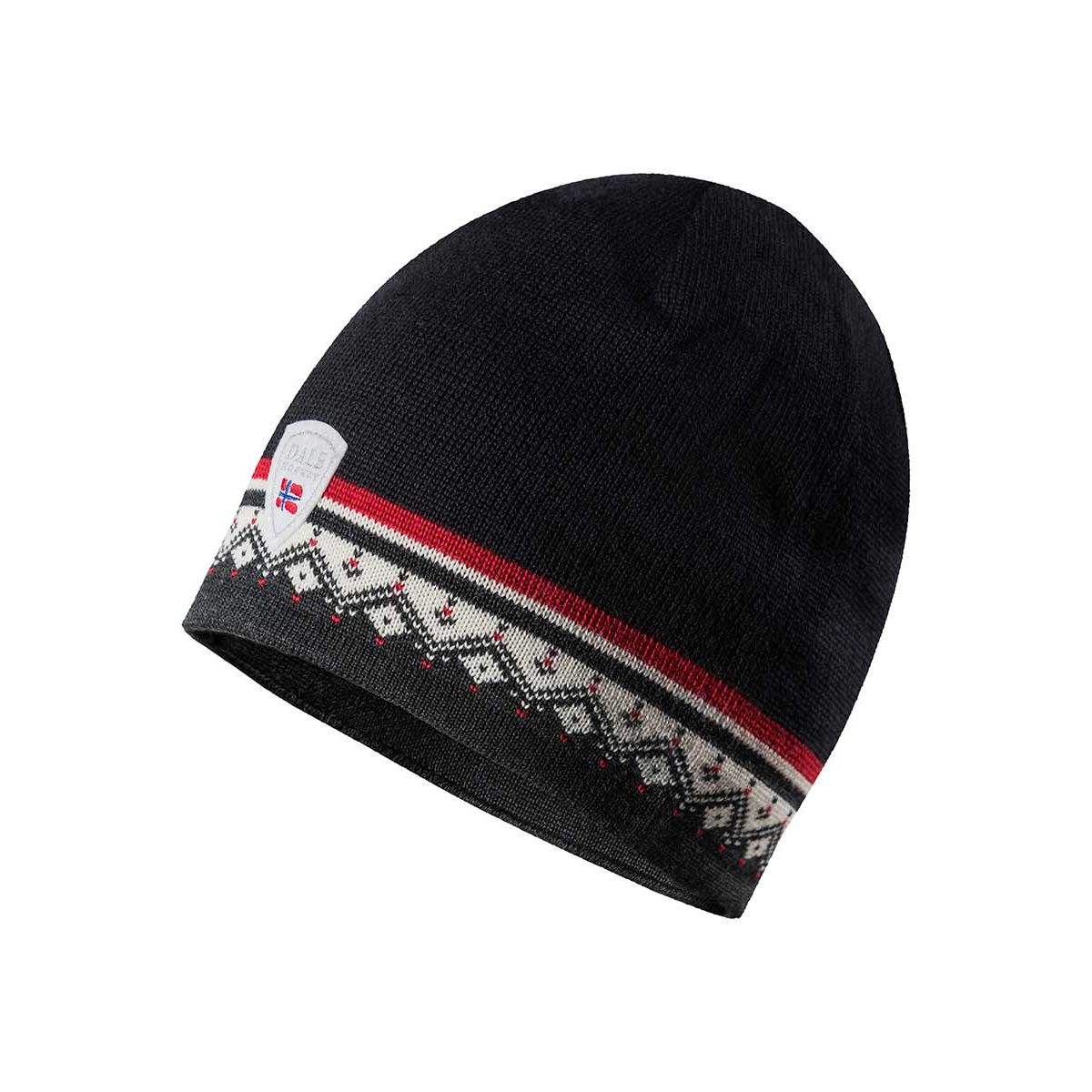 Dale of Norway Moritz Hat darkcharcoal raspberry offwhit (E) One size 48361-E-One size