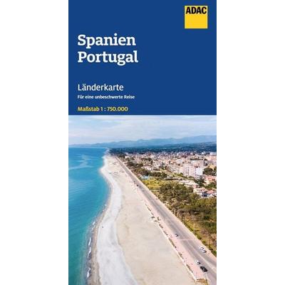 ADAC Länderkarte Spanien, Portugal 1:750.000, Sonstige von , MairDuMont, 978-3-8264-2376-5