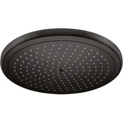 Hansgrohe Croma Kopfbrause 280 mm, mattschwarz, RainAir Strahl, winkelverstellbar, DN15 Anschluss