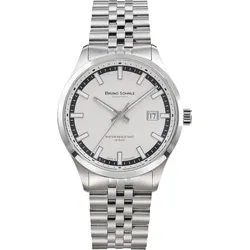 Bruno Söhnle Turin Automatik Klassisch" 17-12230-842" - weiß,Edelstahl,silber - 39,5mm