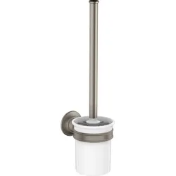 hansgrohe AXOR Montreux Toilettenbürstenhalter, Wandmontage, 42035800, Farbe: Edelstahl-Optik