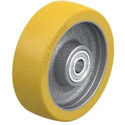 Blickle, Möbelrollen, GTH 125/15K, Roller, 1375 kg, Hellbraun, Stahl, Deutschland, 1 Stück(e), 125 mm