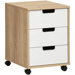 Möbelpartner Rollcontainer »Emmik« braun, 40.1x57x50 cm