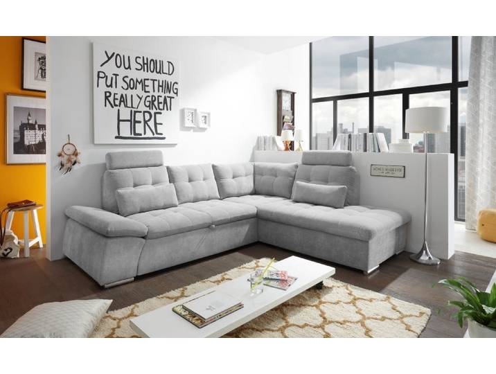 ED EXCITING DESIGN Ecksofa Nalo, mit Schlaffunktion