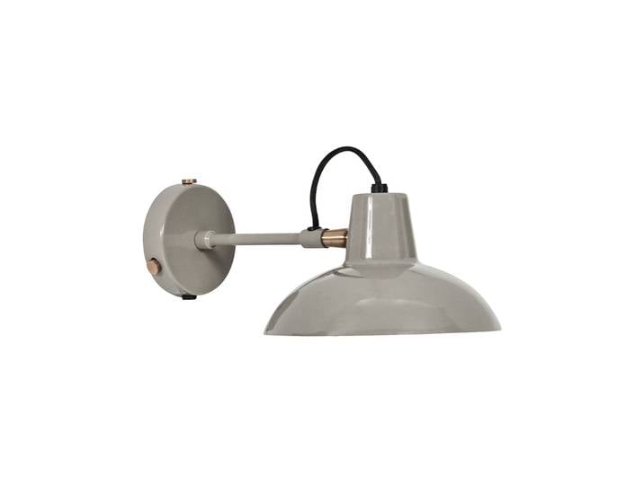 Desk Wandlampe grau, Ausladung 30 cm, Stecker - House Doctor - Arbeitszimmer / Büro - Metall