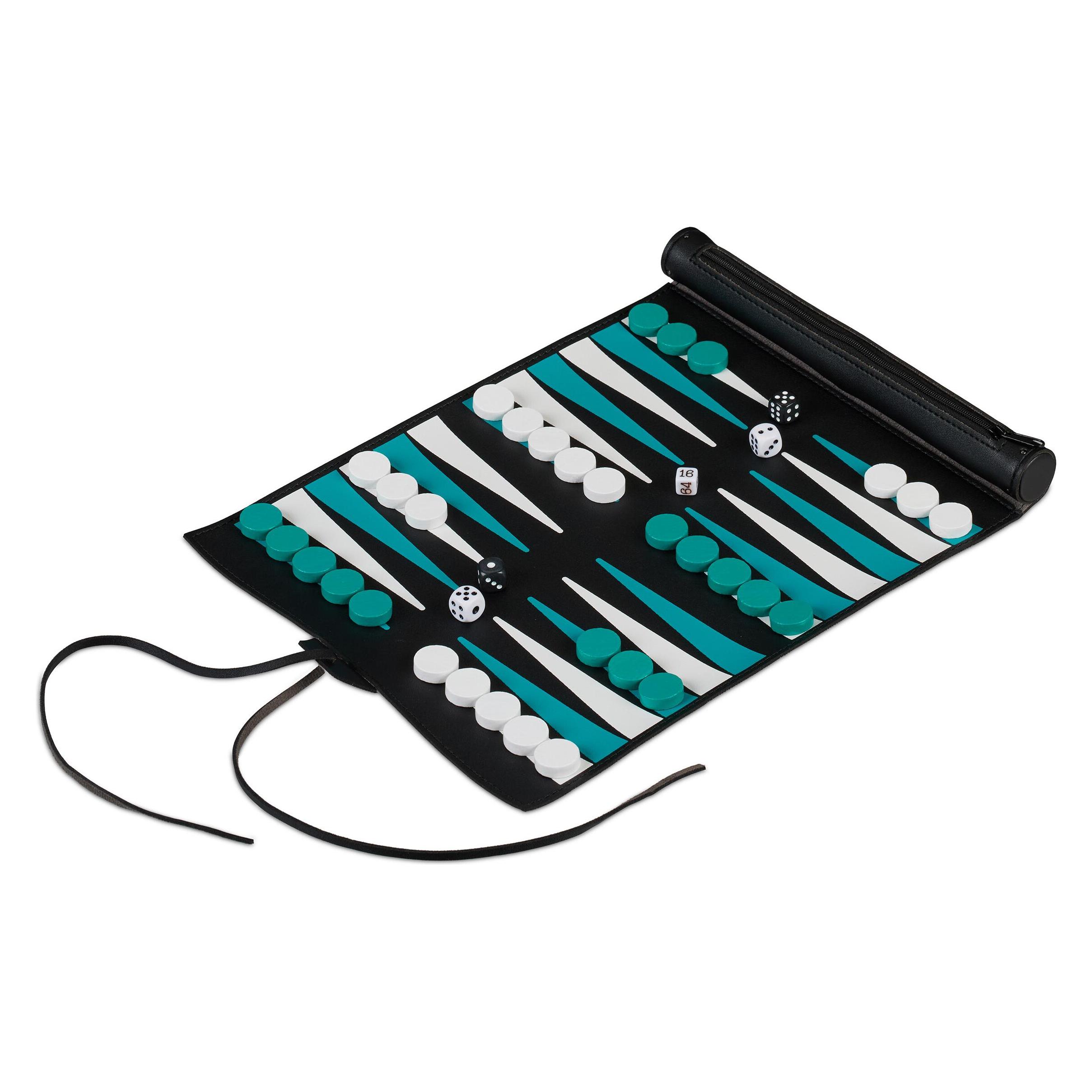 Relaxdays Backgammon (4052025869229)