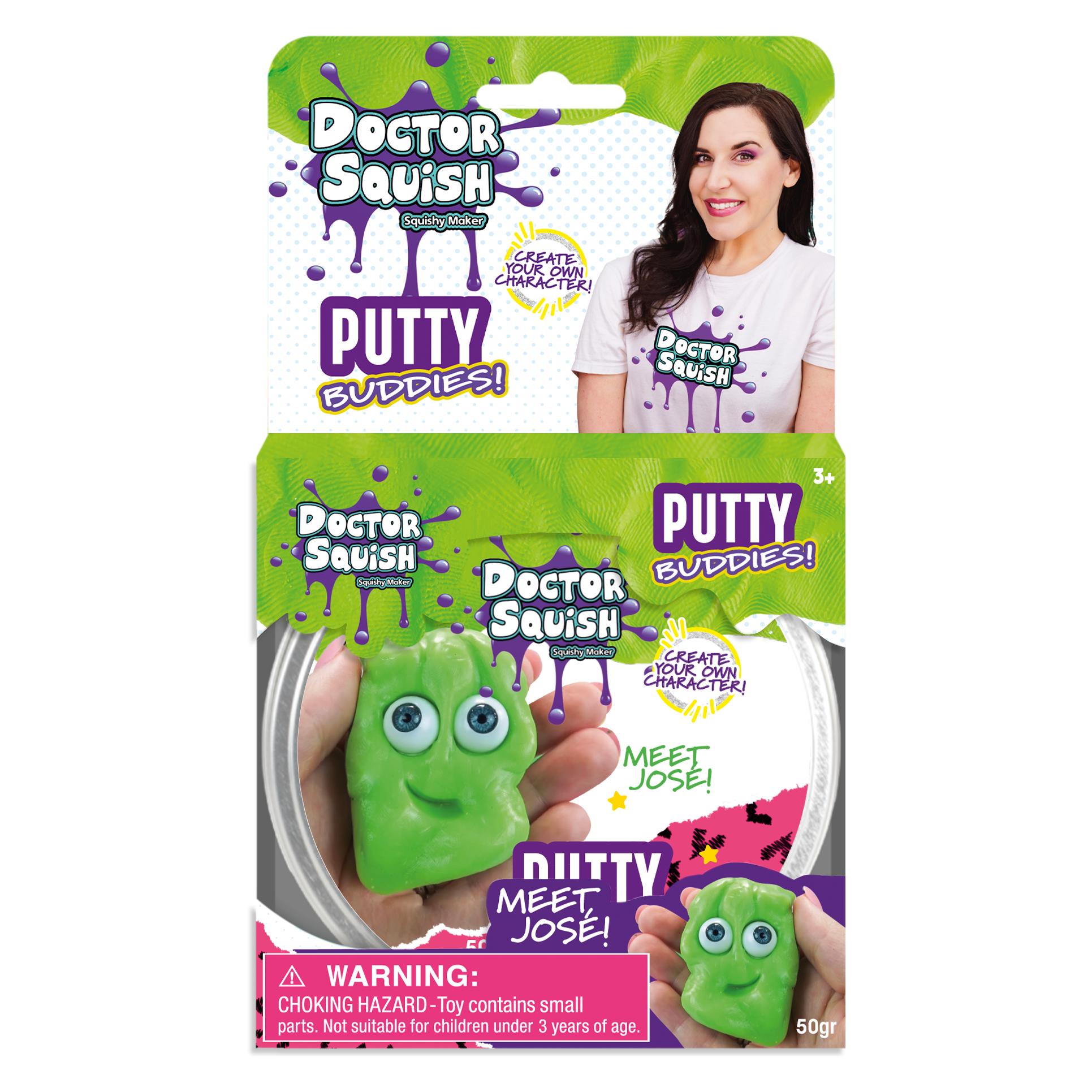 Boti Doctor Squish Putty DIY - Grüner Jose (38499)