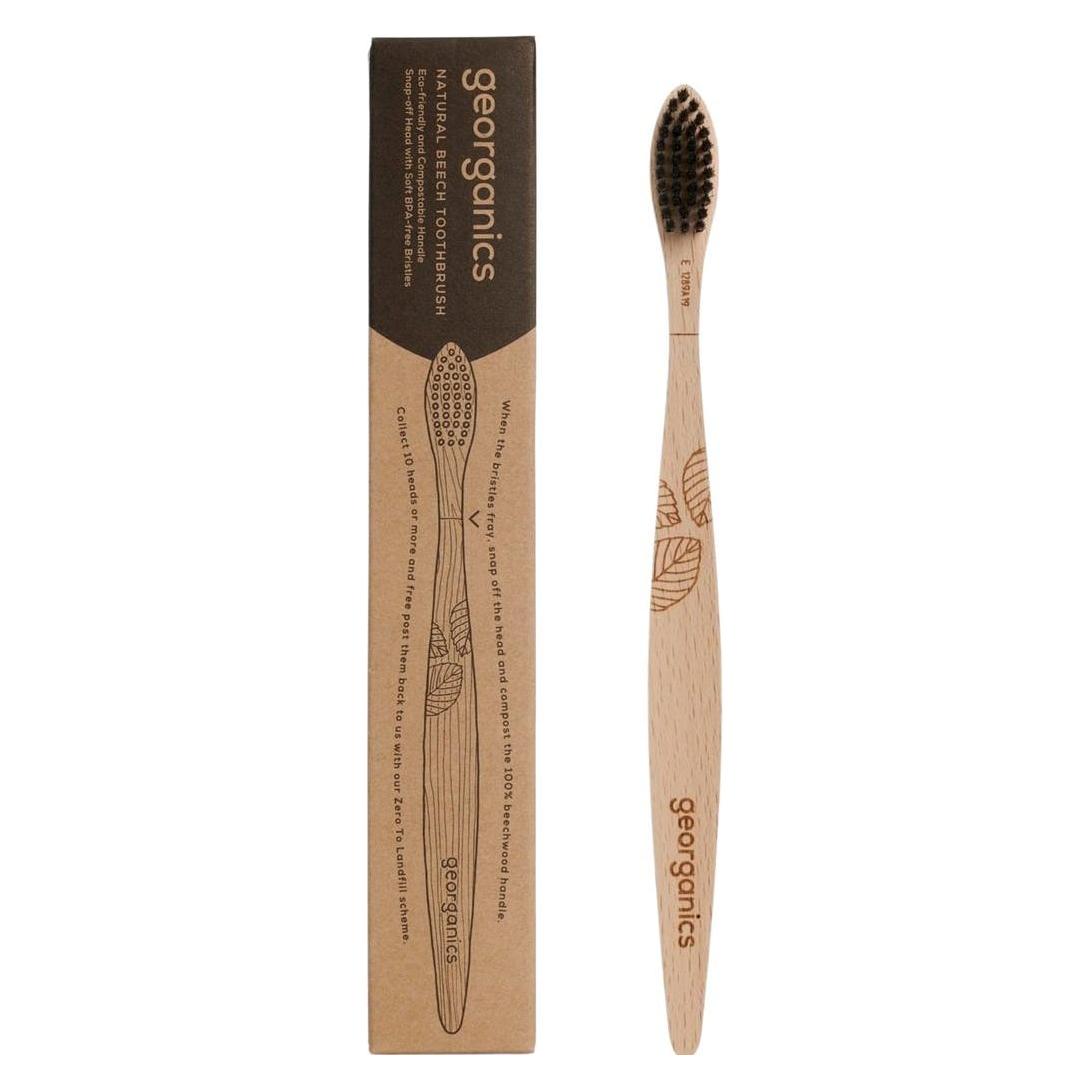 Georganics Zahnbürste aus Buchen (Weich, 1x) (GEO00531)