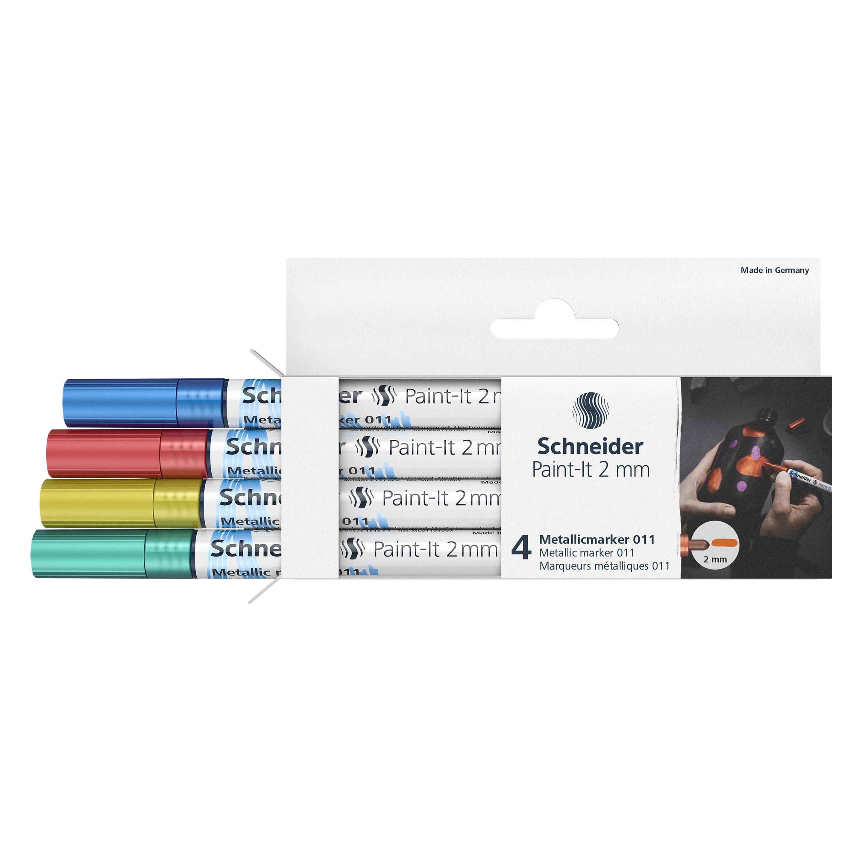 Schneider Metallicmarker Paint-It 011 2mm 4er Set 2 (4x) (ML01111502)