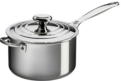 Le Creuset Signature Stainless Steel 20cm Saucepan With Lid