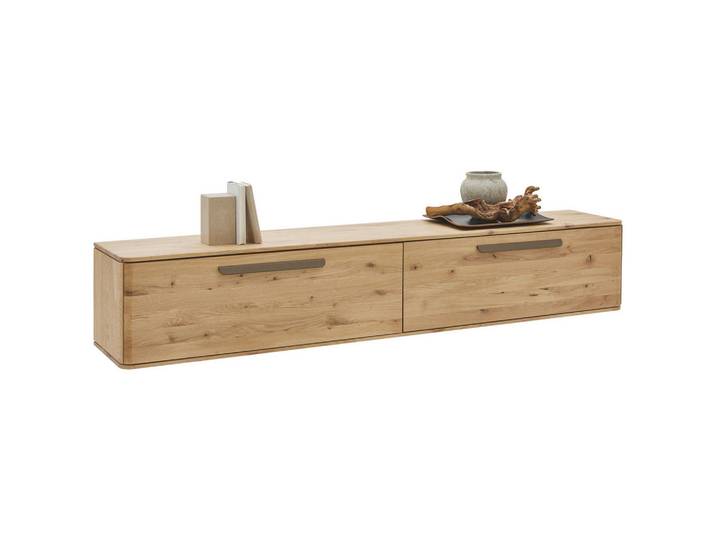Valnatura Lowboard, Wildeiche, Holz, Wildeiche, massiv, 211.9x37x37.1 cm, Typenauswahl, umfangreiches Zubehör erhältlich, hängend, Wohnzimmer, TV Möbel, Lowboards, Lowboards hängend