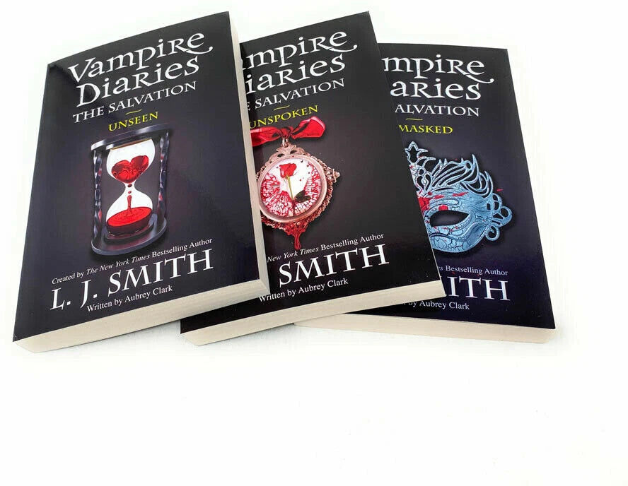 HODDER PUBLISHING Vampire Diaries: The Salvation Series 3 Book Set by L. J. Smith – Books 11–13 YA Vampire Romance Collection