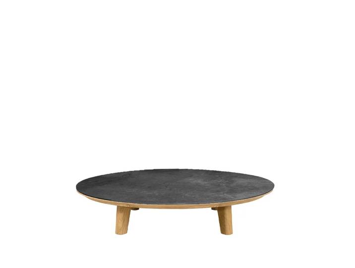 Cane-line Aspect Couchtisch Fossil Black-Teak, Ceramic