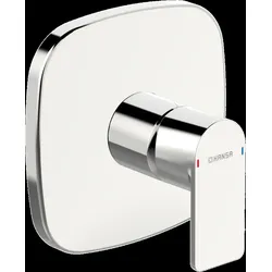 HANSA HANSASTELA Fertigset für Brause-Batterie, Rosette soft edge, 87859173