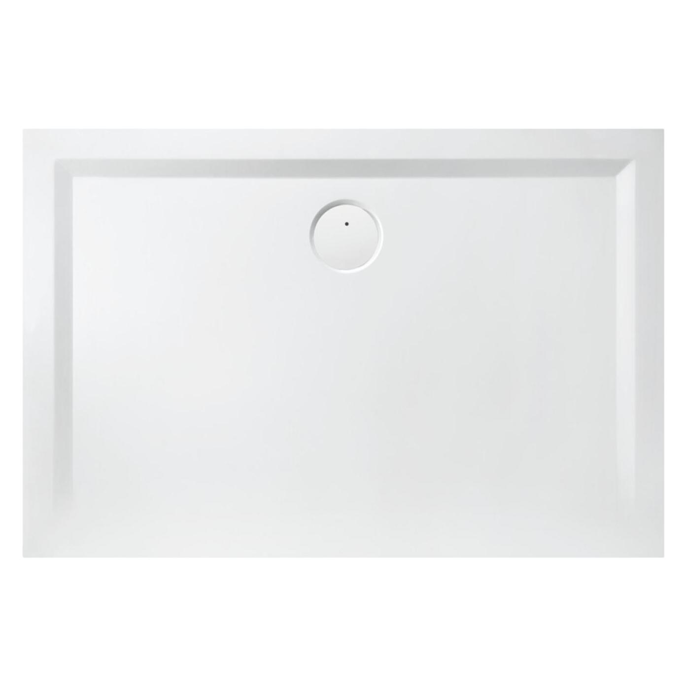 Hoesch Mineralguss-Duschwanne Muna 120x90x3cm, weiss, Solique (91271353)