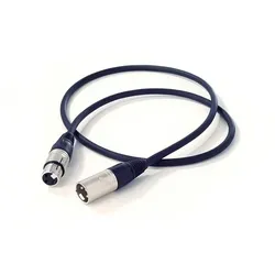 Varytec DMX Verbindungskabel, XLR, 3pol Male / Female, Neutrik, 1 Meter D-819066