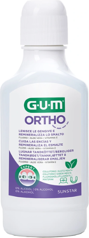 GUM Ortho Colutório para Aparelhos Ortodônticos 300ml