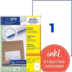 Avery Zweckform 30er-Pack Universal Klebeetiketten »6119«