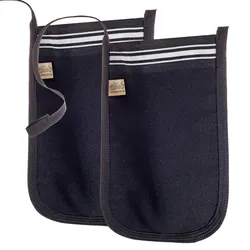 2er-Set Hamam Peelinghandschuh Deluxe - Sanftes Körperpeeling für Gesicht & Körper - Hochwertige Materialien, schadstofffrei, Anti-Cellulite
