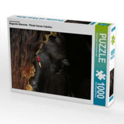 CALVENDO Puzzle Magische Momente - Pferde Horses Caballos 1000 Teile Lege-Größe 64 x 48 cm Foto-Puzzle Bild von Petra Eckerl Tierfotografie
