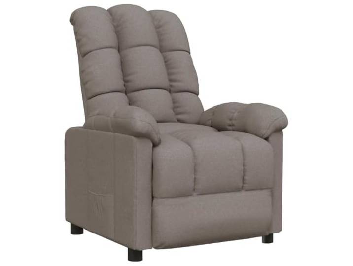 Tmriohed Relaxsessel Taupe Stoff Manuell Verstellbar TV Sessel Bequemer Polstersessel mit Liegefunktion fuer Wohnzimmer, weiches Polster und stabiler Metallrahmen, Farbe Taupe.