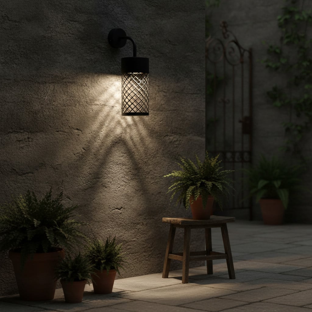Lyora Wandlamp Motley zwart met LED en warm wit licht