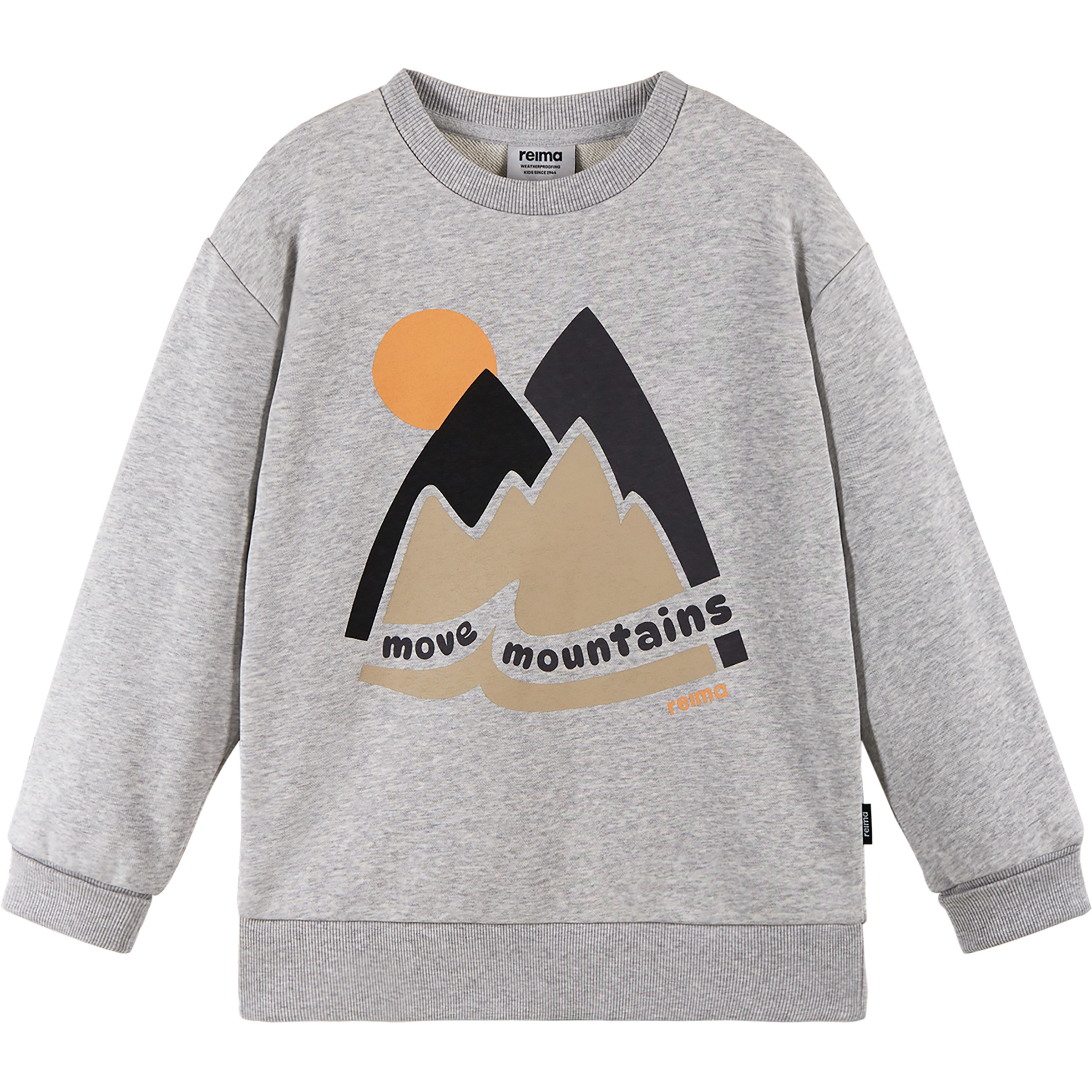reima Collari Kinder Pullover grau Größe 104 Lifestyle Hautfreundlich