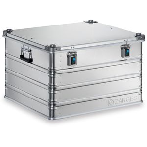 Zarges Alubox K470 Universalkiste 40843, 190 Liter, mit Deckel und Stapelecken, 740 x 690 x 460 mm