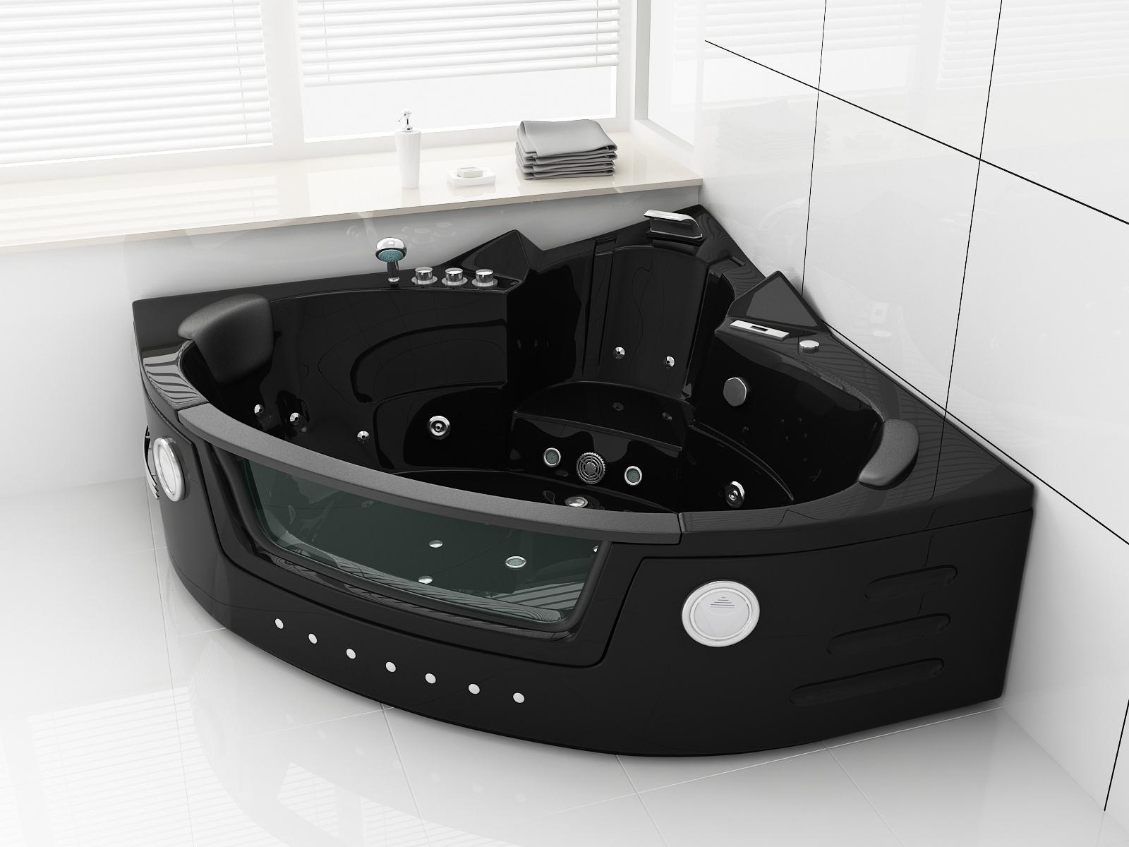 Whirlpool Milano 140x140cm Black